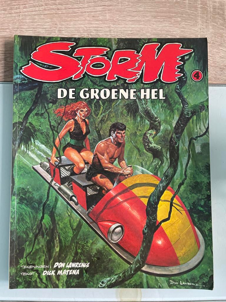 Storm 4: De Groene Hel - Don Lawrence stripboek, Eén stripboek, Ophalen, Gelezen