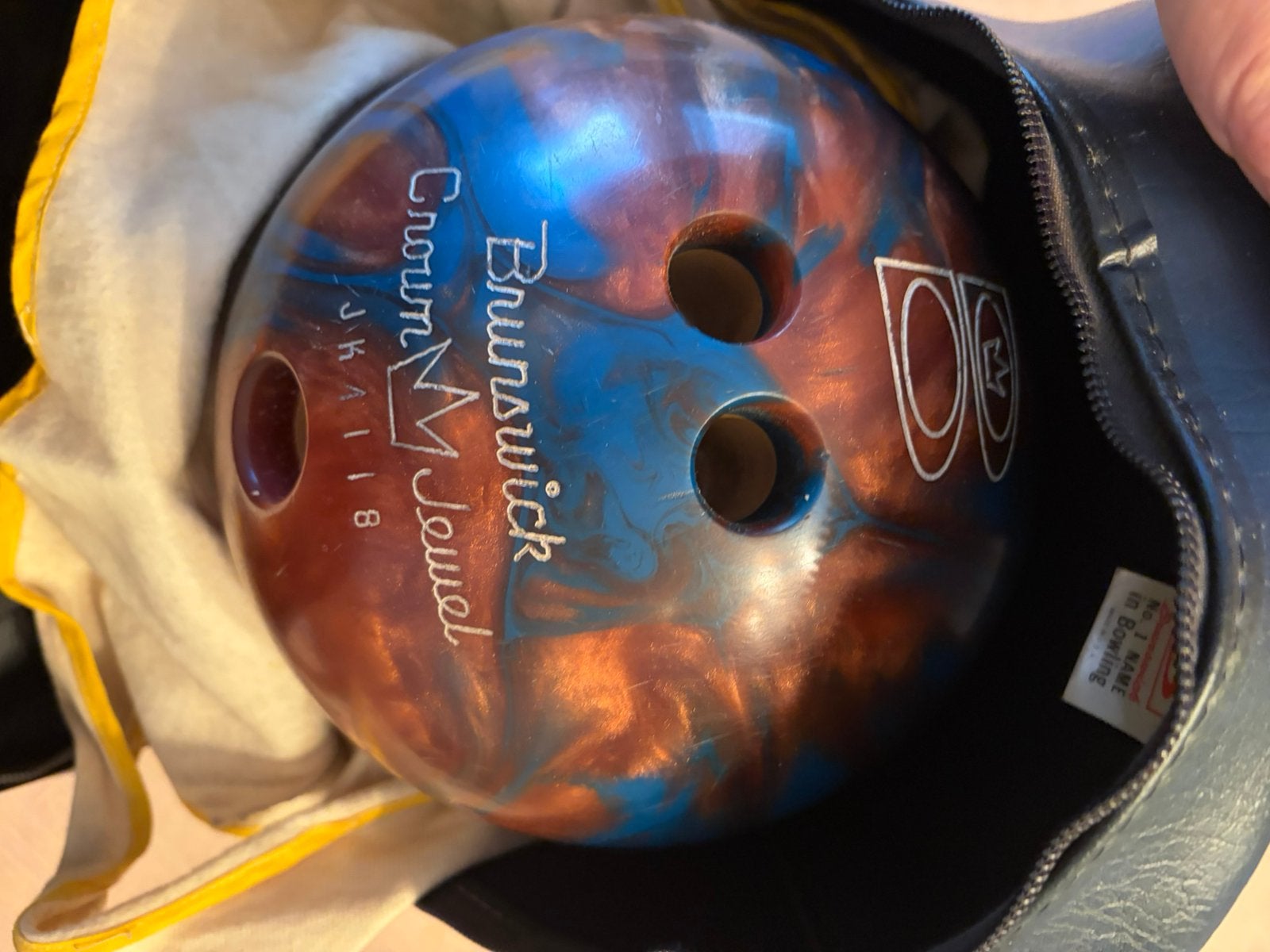 Bowling bal en toebehoren, Ophalen, Zo goed als nieuw, Bal