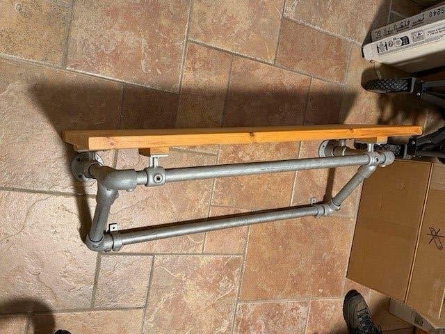 Kapstop - industrieel - steigerbuizen, Zo goed als nieuw, Minder dan 100 cm, Metaal, Ophalen