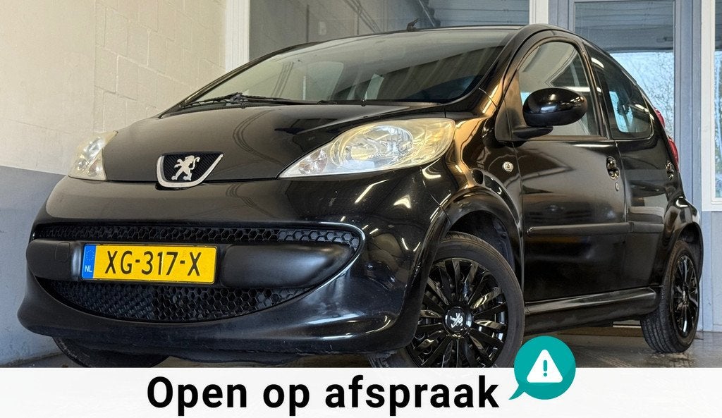 Peugeot 107 1.0-12V XR|NweAPK|NweKoppeling|Airco|5Deurs|Elek, Voorwielaandrijving, Stof, Gebruikt, Zwart