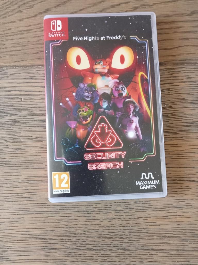 Five Nights at Freddy's Security Breach - Nintendo Switch, Spelcomputers en Games, Games | Nintendo Switch, Gebruikt, 1 speler