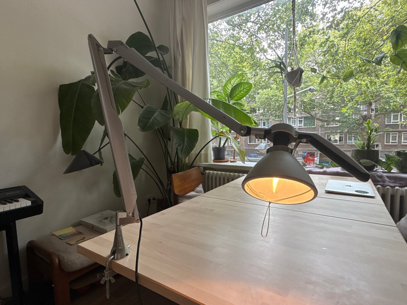 Luceplan Fortebraccio D33 Bureaulamp - Designklassieker, Bureaulamp, Overige merken, E14 (klein), Ophalen of Verzenden