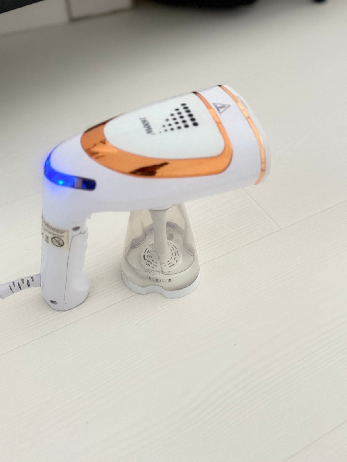 Handstomer 1600W - Wit/Koper, Ophalen, Zo goed als nieuw, Kledingstomer