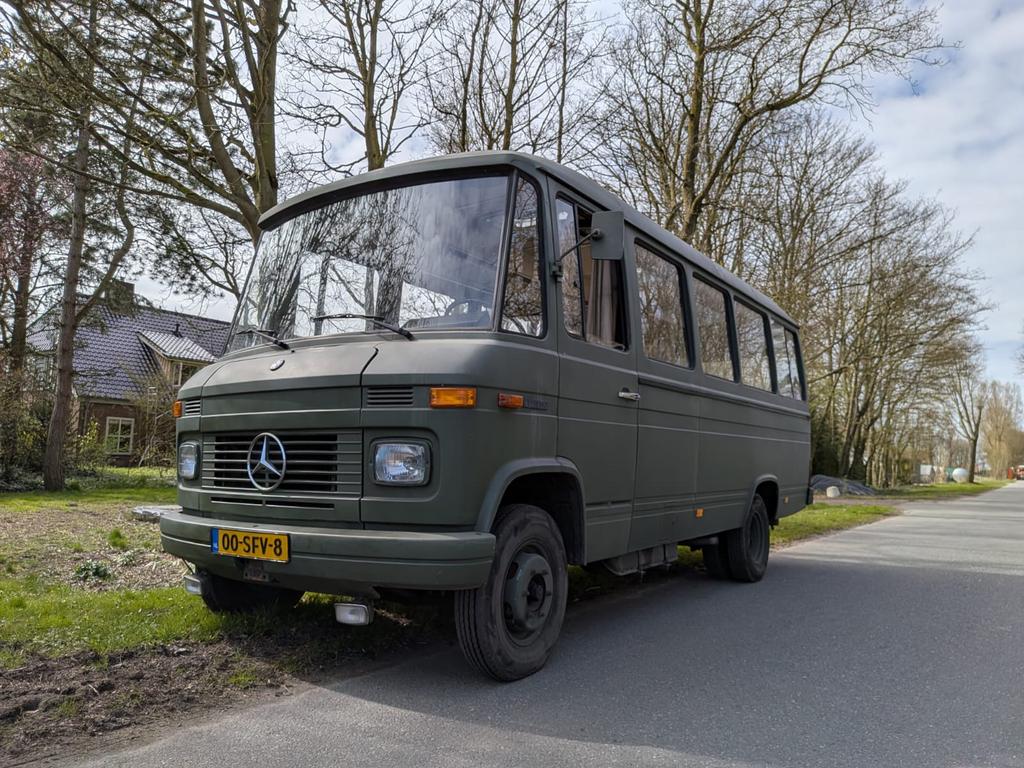Mercedes O309 Omnibus Camper Belastingvrij 1978 B-Rijbewijs, Chemisch toilet, Koelkast, Luifel, Mercedes-Benz