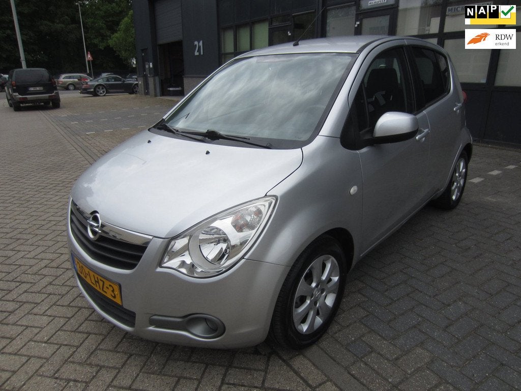 Opel Agila 1.2 Edition 2010 Airco 71.000KM NAP! APK!, Voorwielaandrijving, 86 pk, 4 cilinders, 965 kg