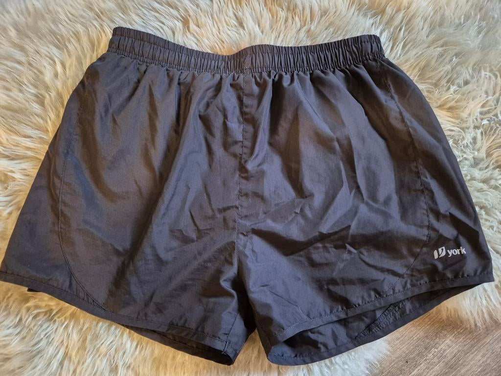 York sportbroekje met binnenbroek maat 38/40,, Ophalen, Zwart