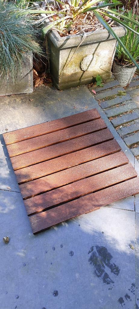 vlonder tegels 5 stuks, Ophalen, Nieuw, Hout