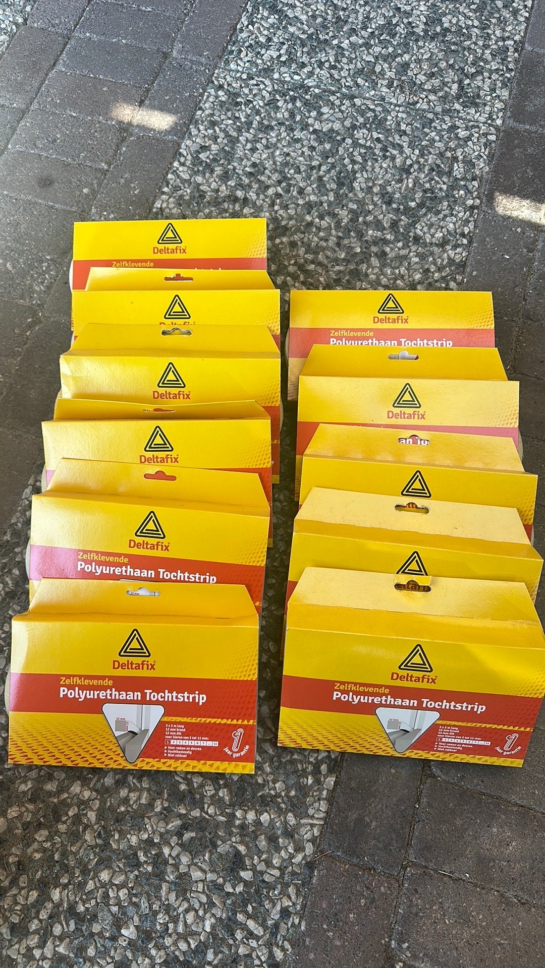 Tochtstrip Polyurethaan Deltafix nieuw 11x, Minder dan 4 cm, Overige materialen, Nieuw, Ophalen of Verzenden