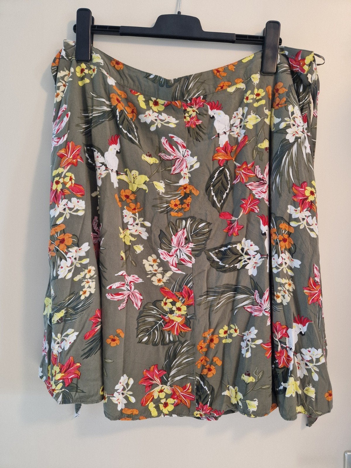 leuke groene rok met vogels / kaketoe, St. oliver, Maat 46/48 (XL) of groter, Ophalen of Verzenden, Zo goed als nieuw