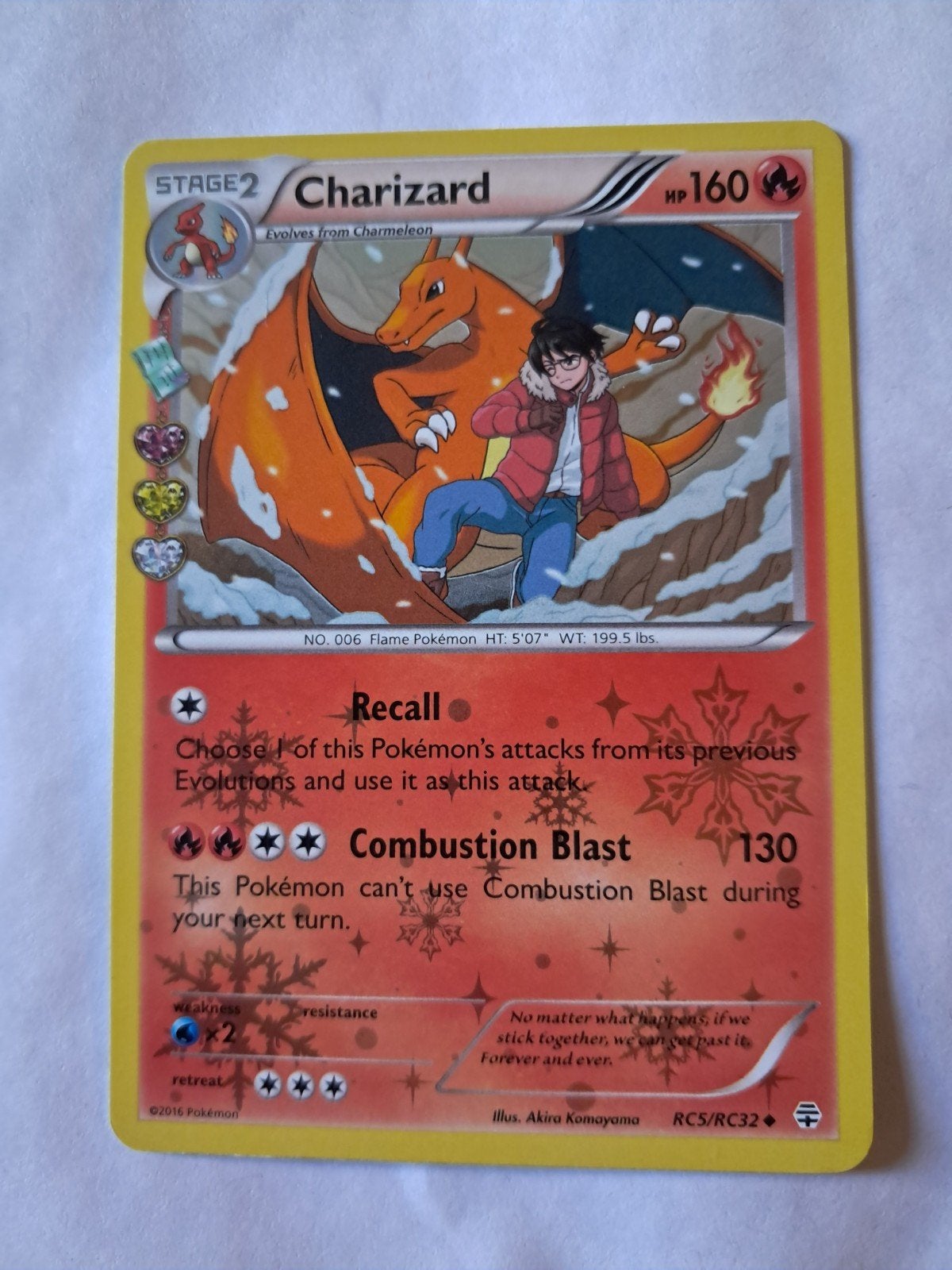 Charizard RC5/RC32 Generations, Ophalen of Verzenden, Zo goed als nieuw, Losse kaart, Foil