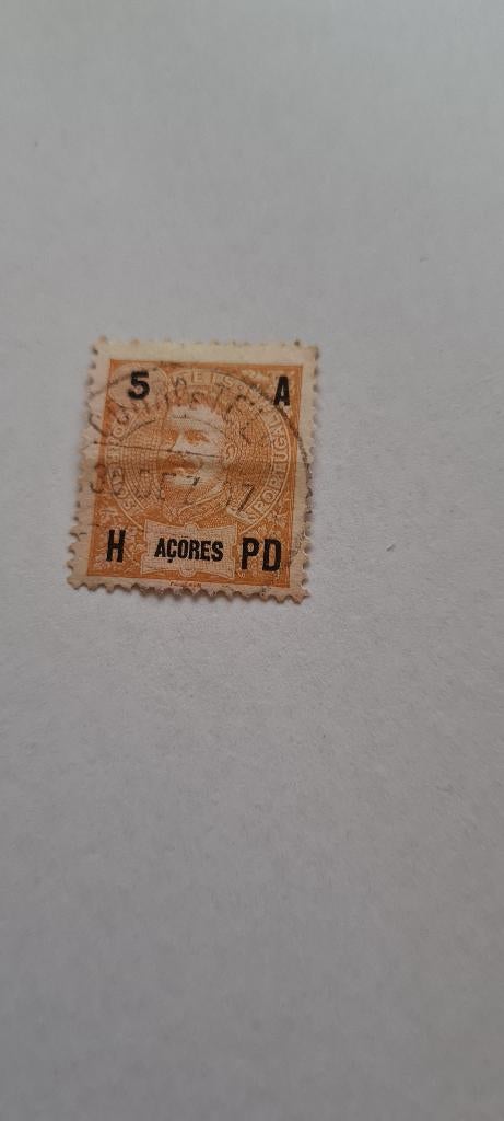 7988 azoren carlos I overprint 1906, Verzenden