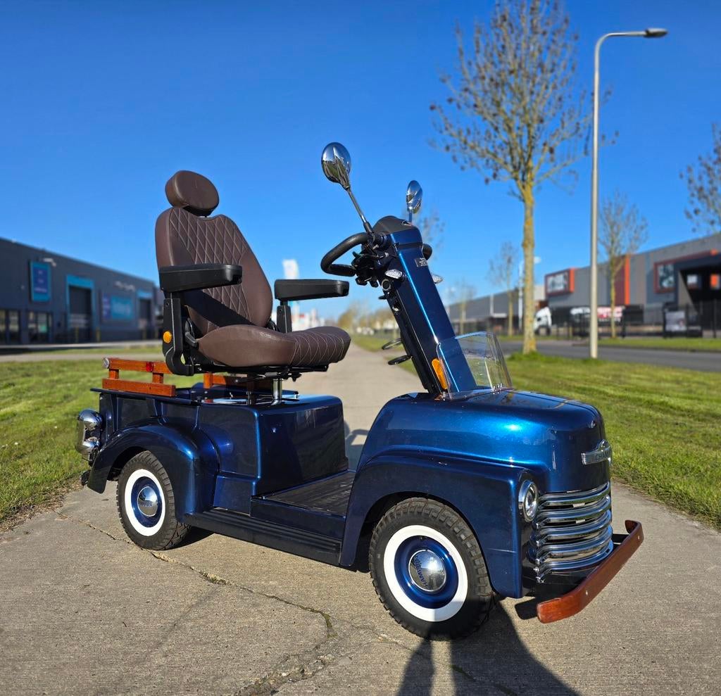 Vintage Champion scootmobiel  | bijna nieuw! | nieuwe accu's, Overige merken, ., Nieuw, Ophalen of Verzenden