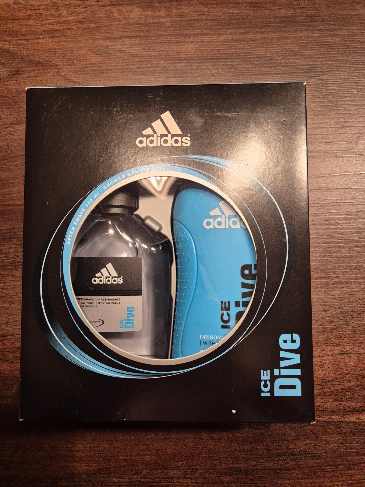 Adidas Ice Dive Geschenkverpakking - Aftershave & Douchegel, Ophalen of Verzenden, Nieuw, Bad & Douche