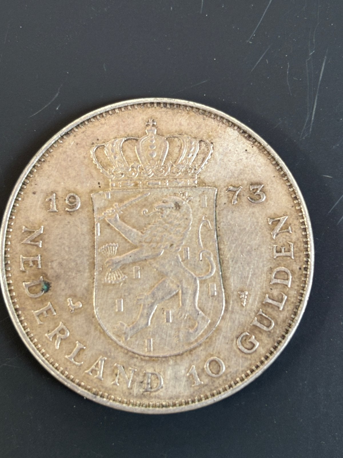 Zilveren 10 Gulden Munt Koningin Juliana 1973, Postzegels en Munten, Munten | Nederland, Ophalen, Koningin Juliana, Zilver, Losse munt