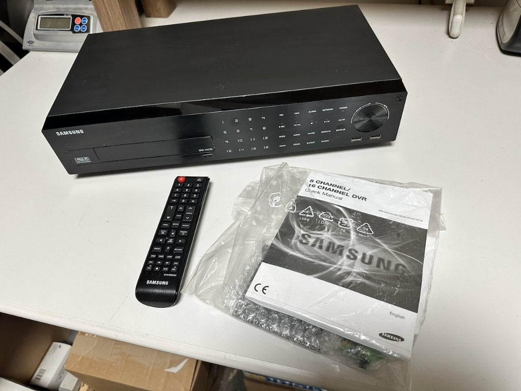 Samsung DVR SRD-1653DP camera harddiskrecorder, Ophalen of Verzenden, Gebruikt, Harddiskrecorder