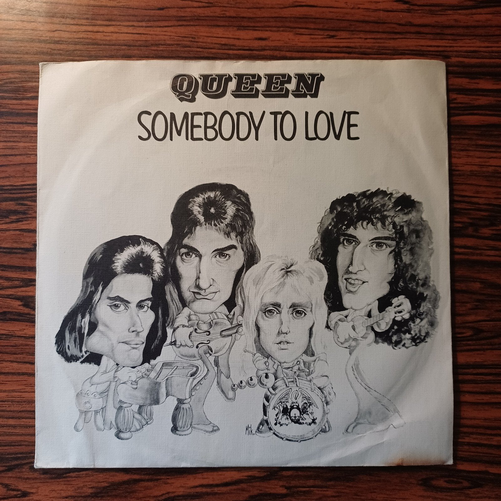 Queen - Somebody to Love, Cd's en Dvd's, Gebruikt, Fotohoes, 7 inch, Ophalen of Verzenden