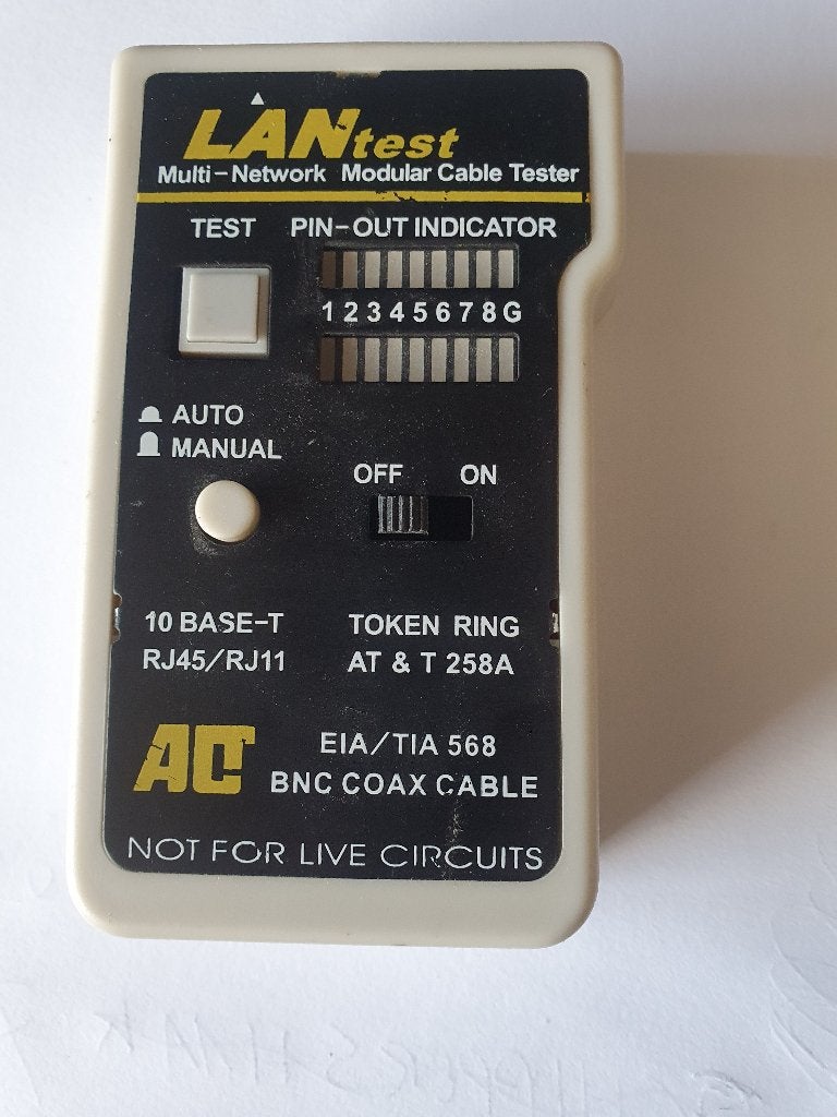 lan kabel tester, Computers en Software, Ophalen, Gebruikt