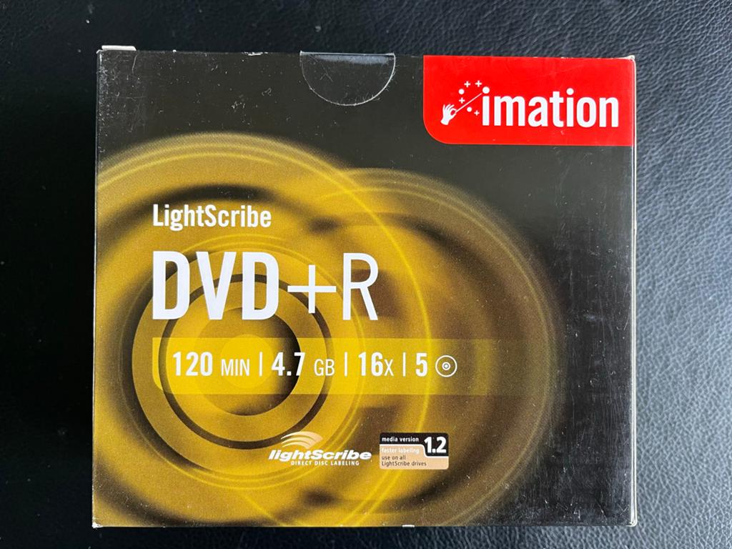 Imation LightScribe DVD+R 4.7 GB 16x (5 stuks), Ophalen of Verzenden, Nieuw, Dvd, Lightscribe