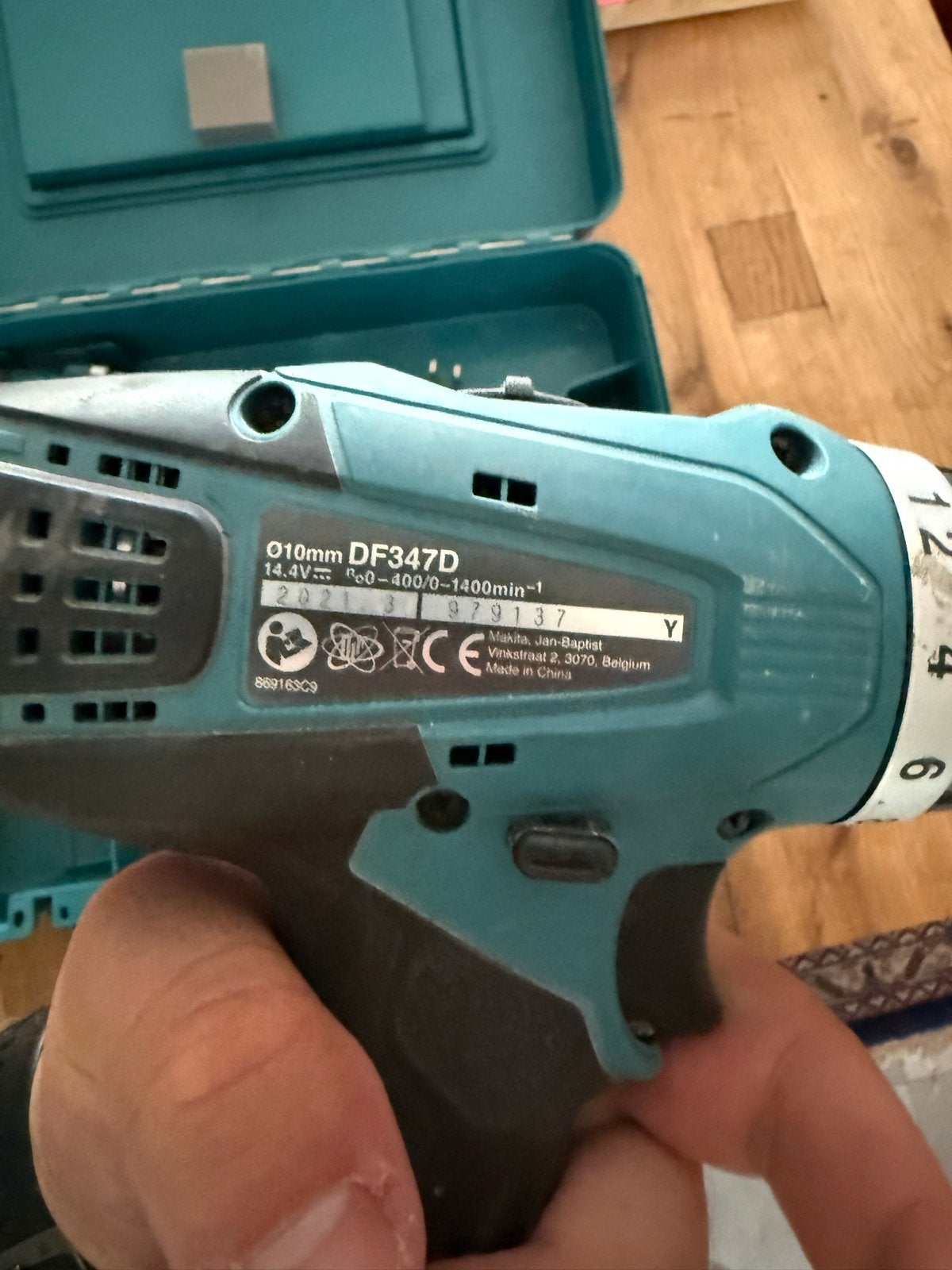 Makita Boor- en Schroefmachine Set (DF347D & TD126D), Doe-het-zelf en Verbouw, Gereedschap | Boormachines, Gebruikt, Variabele snelheid