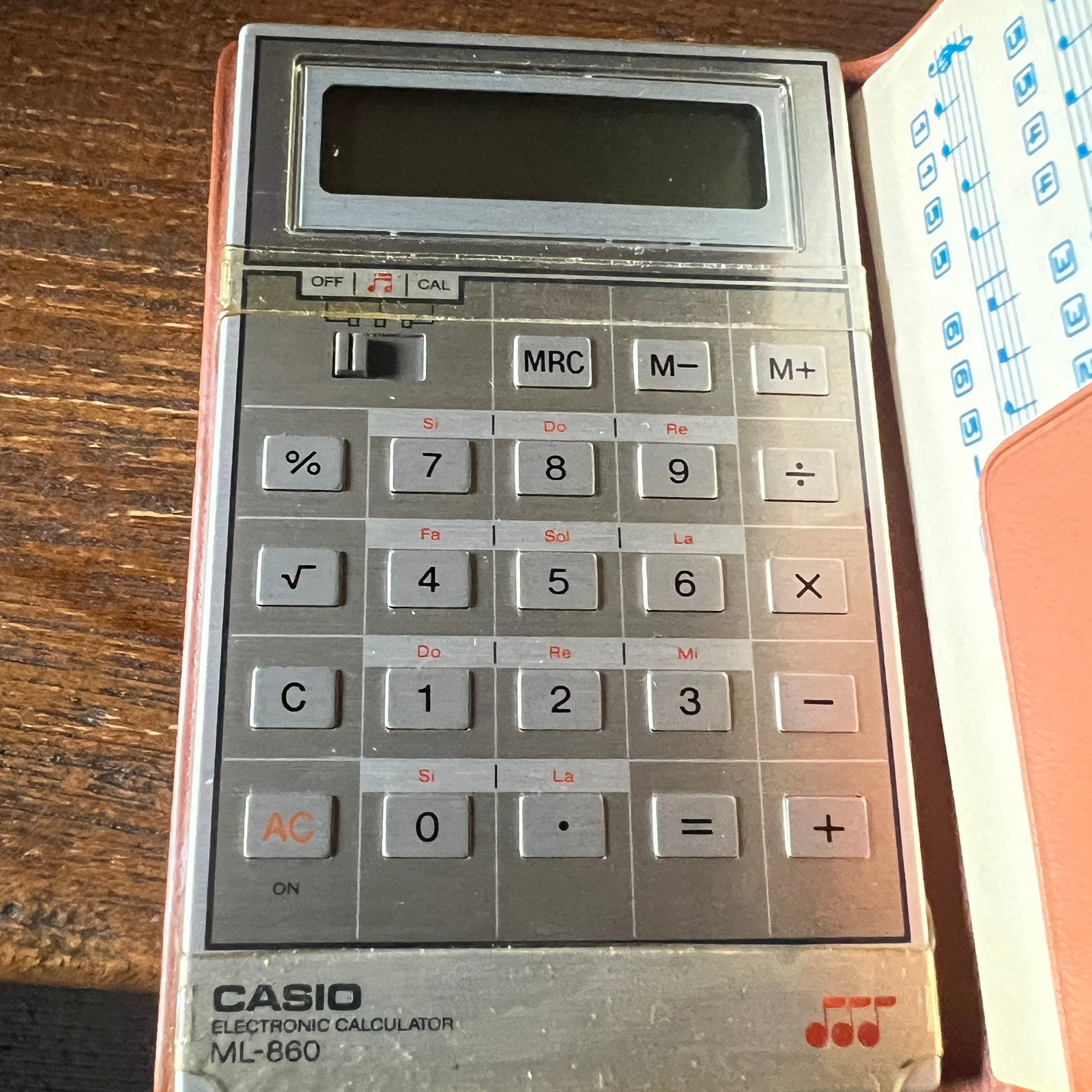 Vintage casio rekenmachine, Ophalen of Verzenden, Zo goed als nieuw
