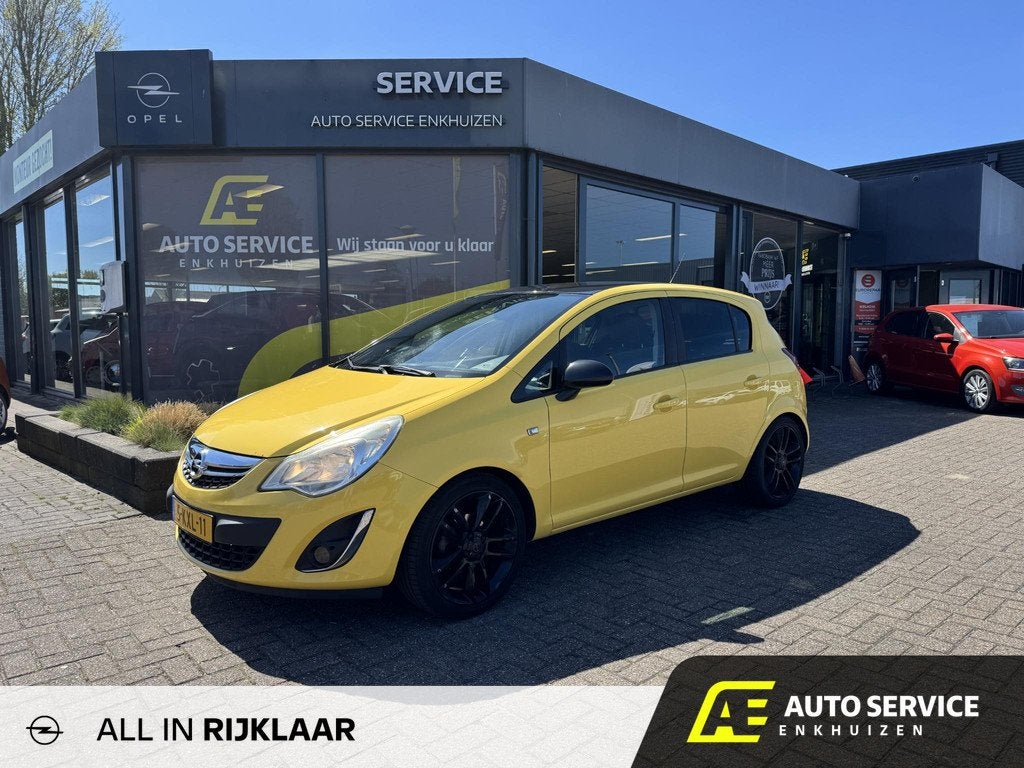 Opel Corsa 1.2-16V Anniversary Edition Hele leuke budget Cor, Auto's, Voorwielaandrijving, Euro 5, 4 cilinders, 1229 cc