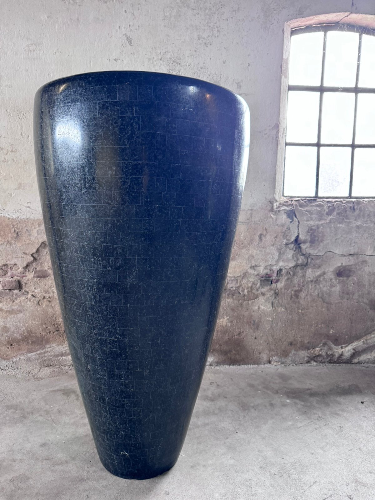 Grote hoge bloempot, Ophalen, Overige materialen, Gebruikt, 40 cm of meer