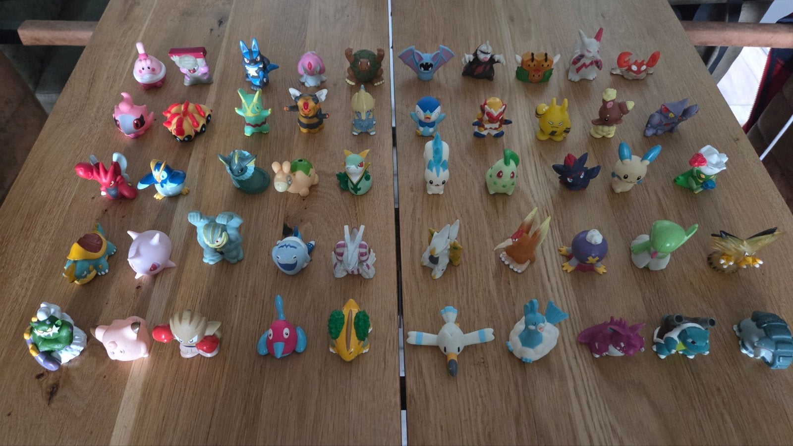 BESCHADIGDE Set 50 Pokemon figuren van Bandai, Verzamelen, Ophalen of Verzenden, Gebruikt