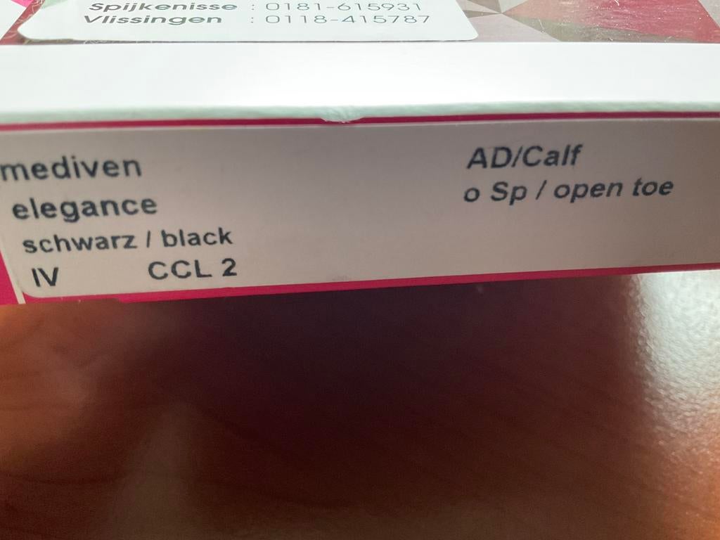 Mediven elegance steunkous ( knie) /zwart /nieuw, Diversen, Ophalen of Verzenden, Nieuw