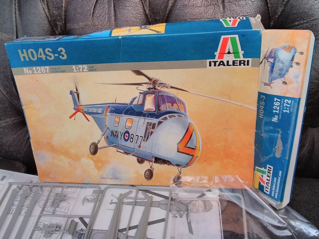Italeri HO4S-3 Helikopter Modelbouw Kit 1:72 - Compleet, 1:72 tot 1:144, Italeri, Helikopter, Ophalen of Verzenden