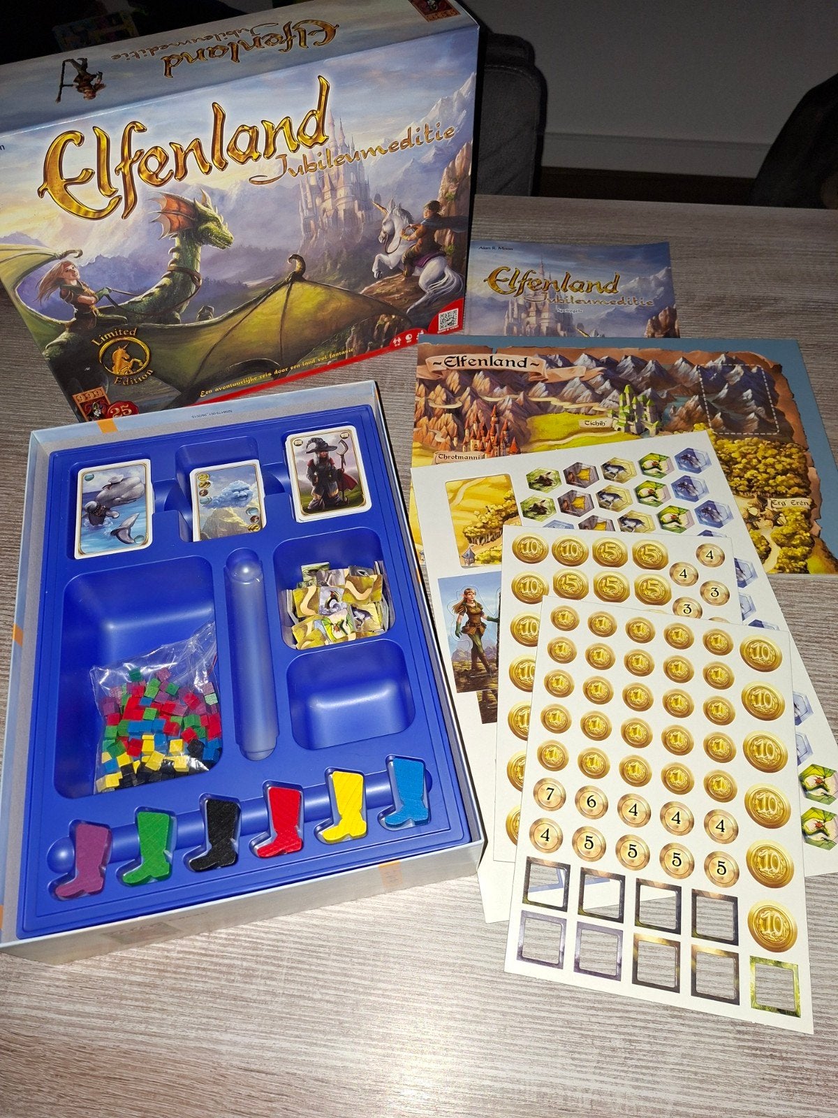 Elfenland Jubileumeditie Bordspel, Drie of vier spelers, Ophalen of Verzenden, Zo goed als nieuw, 999 Games