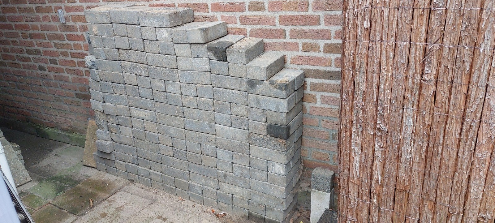 Zwarte BKK 10x20 klinkers - 6 m² gratis ophalen, Tuin en Terras, Ophalen, Gebruikt, Klinkers, 5 tot 10 m²