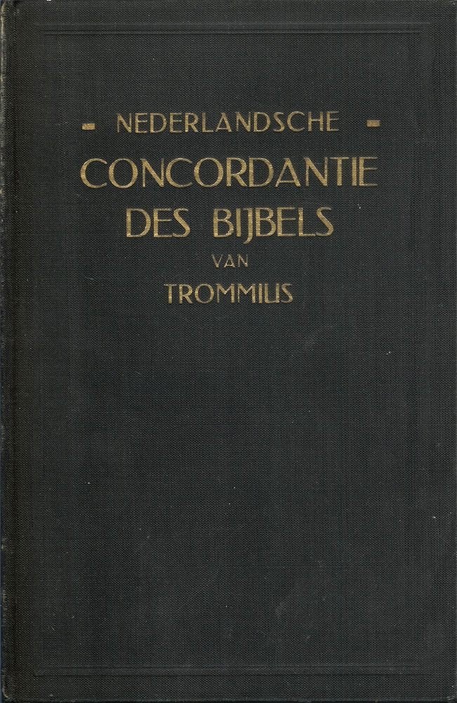 Trommius - Nederlandsche Concordantie des Bijbels., Boeken, Ophalen of Verzenden, Gelezen