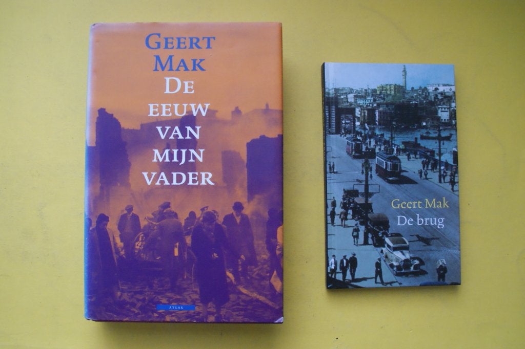 2X Geert Mak, DE EEUW VAN MIJN VADER gebonden DE BRUG gebond, Boeken, Ophalen of Verzenden, Nieuw