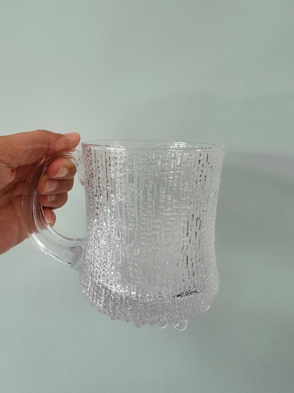 Vintage Iittala Ultima Thule bierglas, Tapio Wirkkala, Ophalen of Verzenden