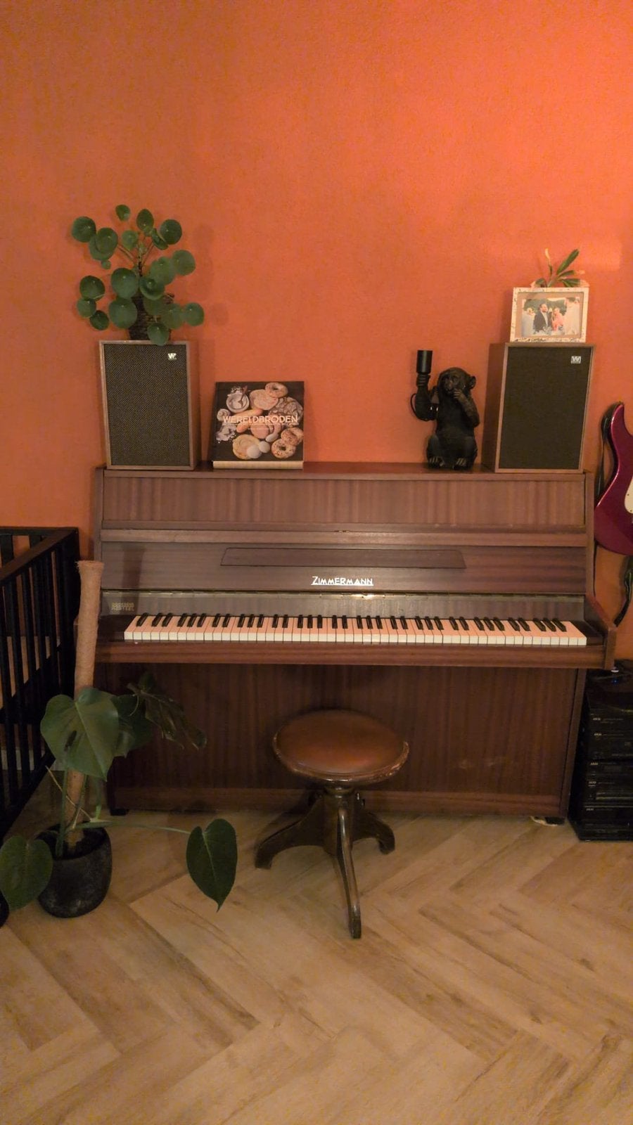 Zimmerman piano, Ophalen, Zo goed als nieuw, Zwart