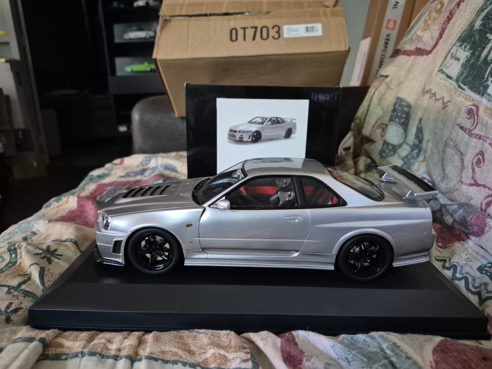 Nissan GT-R R34 Z-Tune 1/18 modelauto Otto-models, Ophalen of Verzenden, Zo goed als nieuw, Auto, OttOMobile