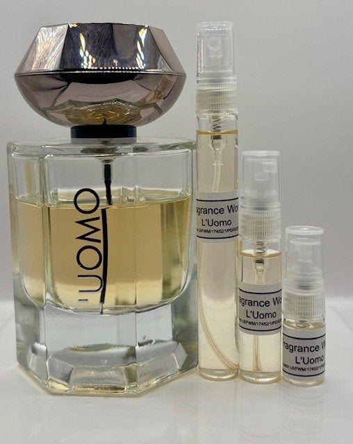 Fragrance World - L’Uomo sample | decant 2ml-5ml-10ml, Sieraden, Tassen en Uiterlijk, Verzenden, Nieuw