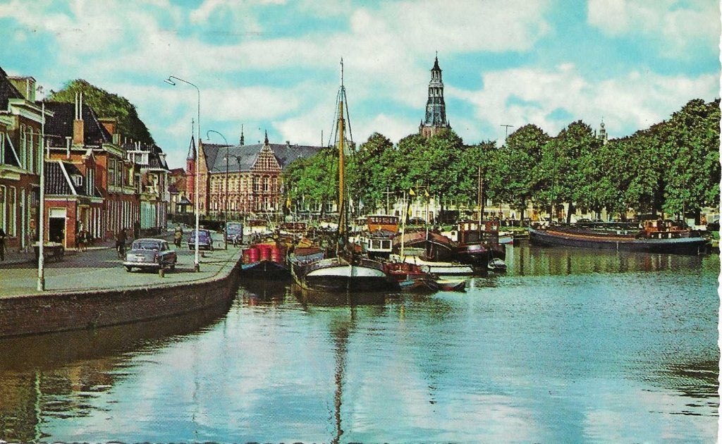 Groningen- -Verbindingskanaal., Ophalen of Verzenden, 1960 tot 1980, Gelopen, Groningen