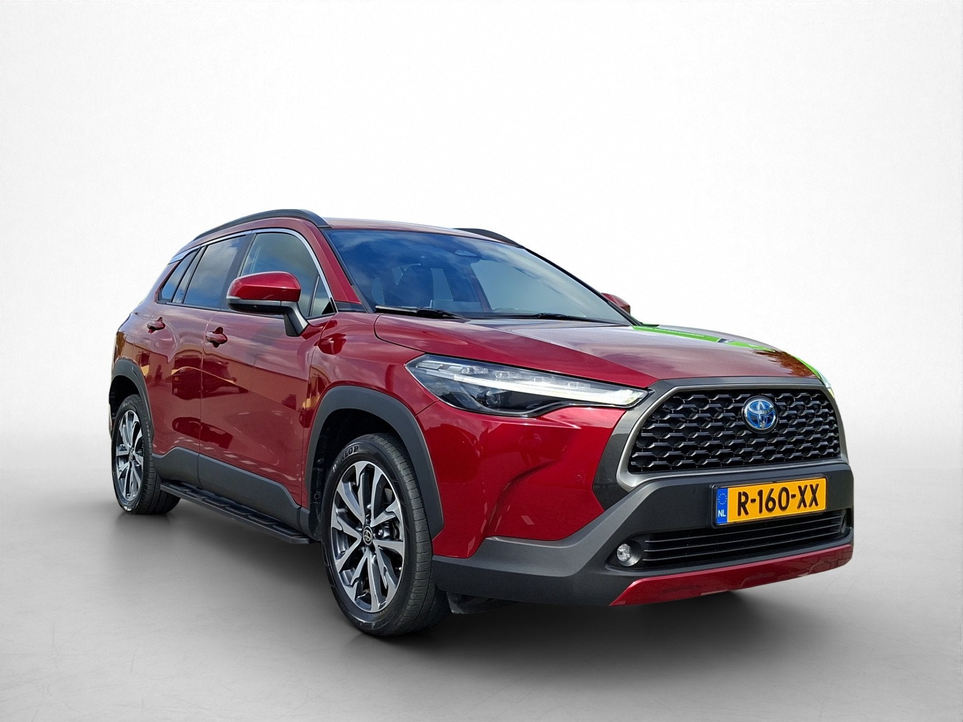 Toyota Corolla Cross 2.0 High Power Hybrid First Edition | D, Auto's, Gebruikt, 4 cilinders, Leder en Stof, Origineel Nederlands