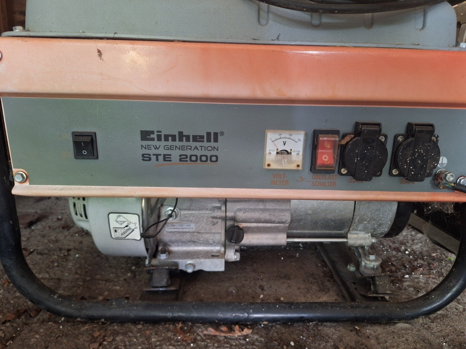 Einhell STE 2000 Stroomgenerator - Nieuwe Generatie, Ophalen of Verzenden, Gebruikt, Minder dan 5 kVA, Benzine