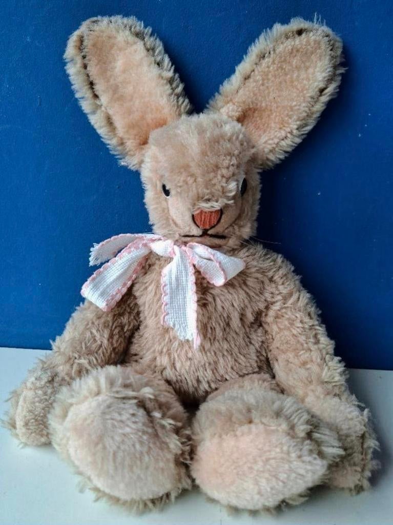 Vintage Steiff Konijn/ Grumpy Rabbit, Ophalen of Verzenden, Gebruikt