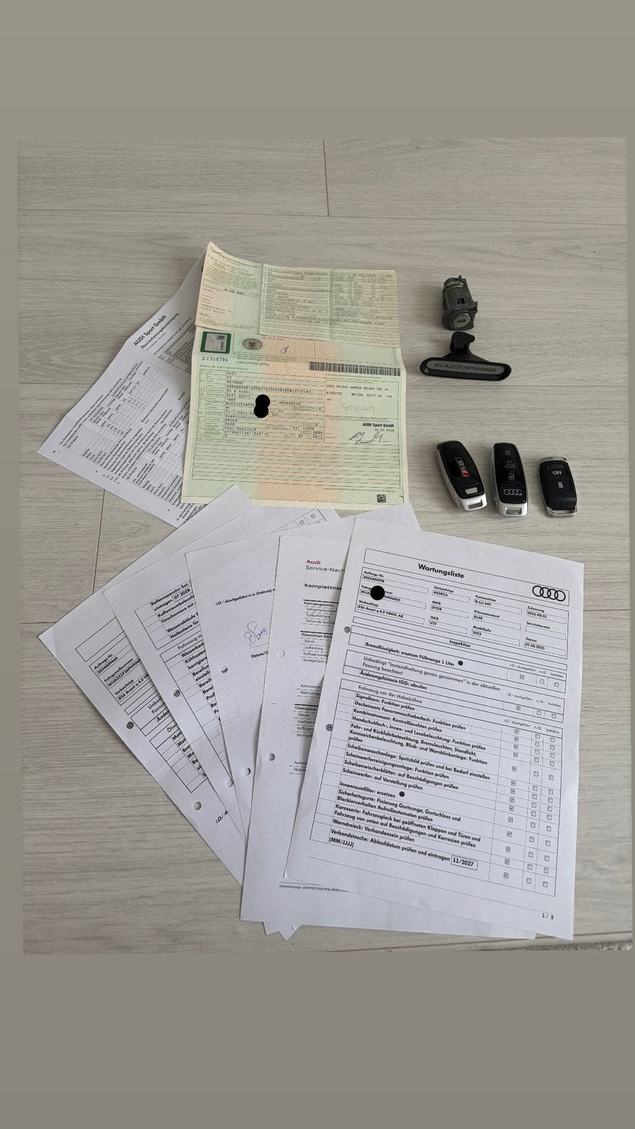 Audi Rs6 C8 2023 papieren/nummers, Ophalen of Verzenden, Nieuw