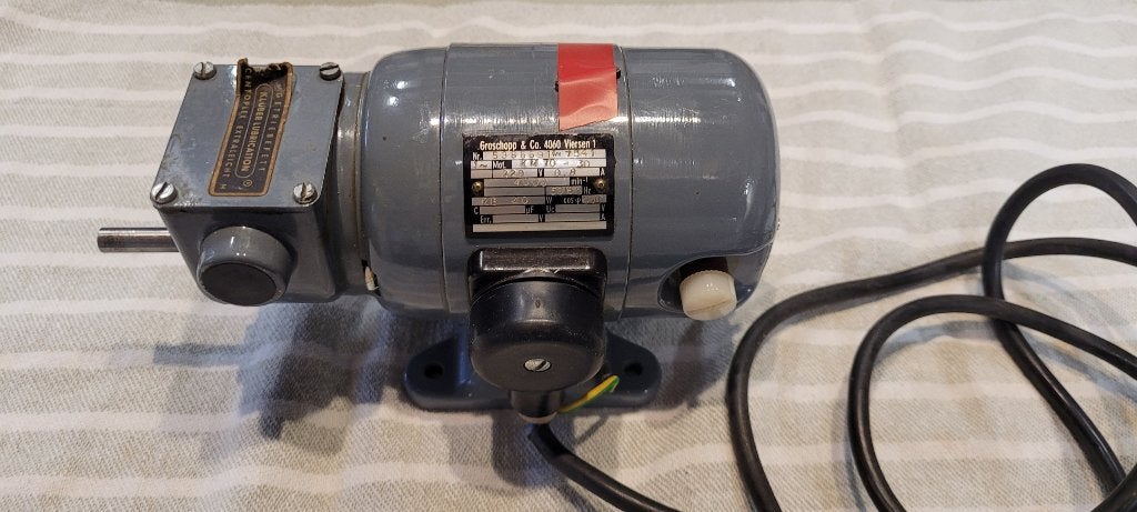 Vertragingsmotor Groshopp 100:1, Ophalen of Verzenden, Gebruikt, Elektromotor