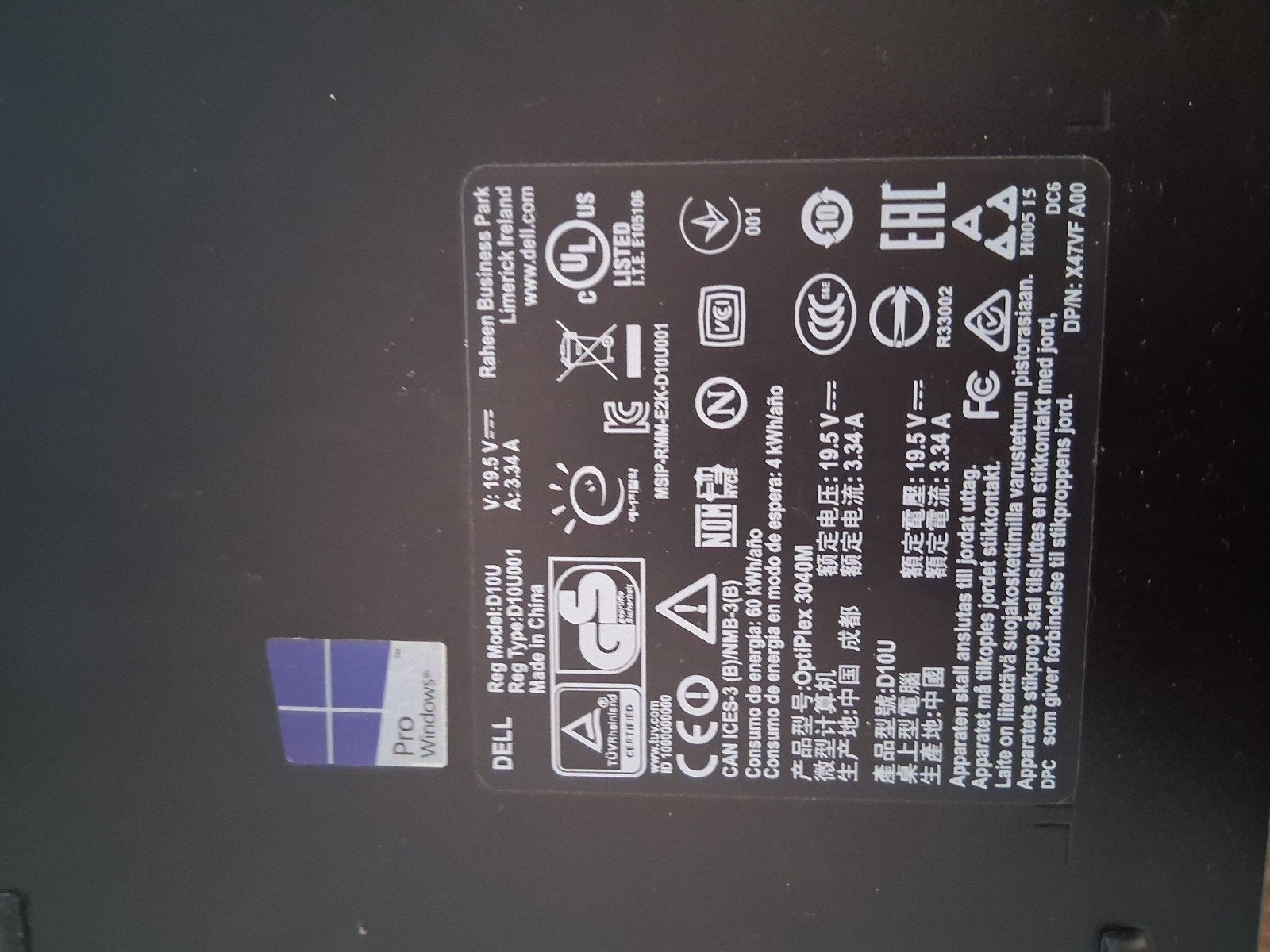 Dell Optiplex 3040 Micro PC - 500 GB Opslag, Computers en Software, Gebruikt, HDD, Ophalen of Verzenden, Dell