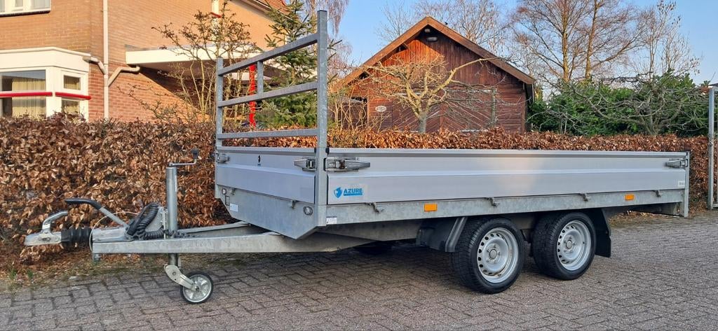 Hapert Azure plateauwagen 180x335cm bwjr 2020 2000kg, Auto diversen, Aanhangers en Bagagewagens, Ophalen, Gebruikt