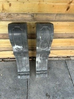 marmeren console, Ophalen