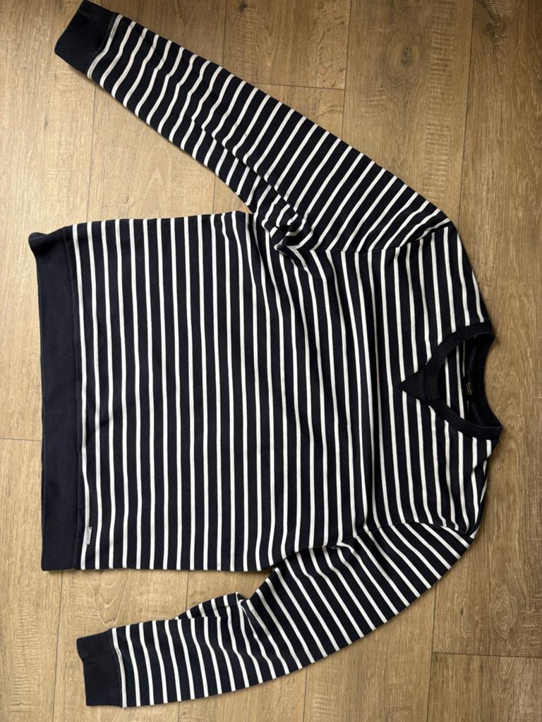 Massimo Dutti gestreepte sweater - heren M, Ophalen of Verzenden, Nieuw, Overige maten, Blauw