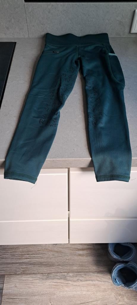 Donkergroene paardrijlegging maat 128, Dieren en Toebehoren, Ophalen of Verzenden, Zo goed als nieuw, Dressuur