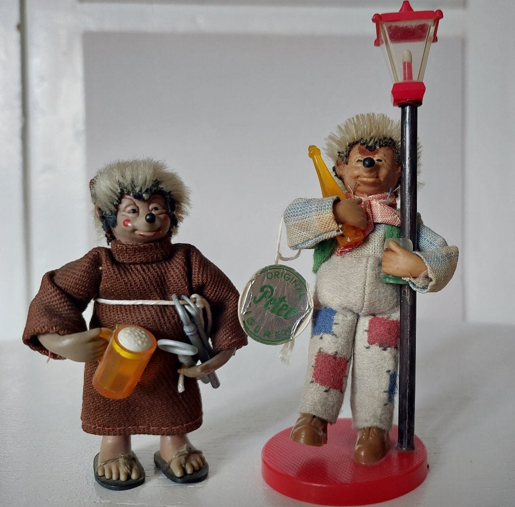 2 Mecki's (Petertjes) van Steiff, Ophalen of Verzenden