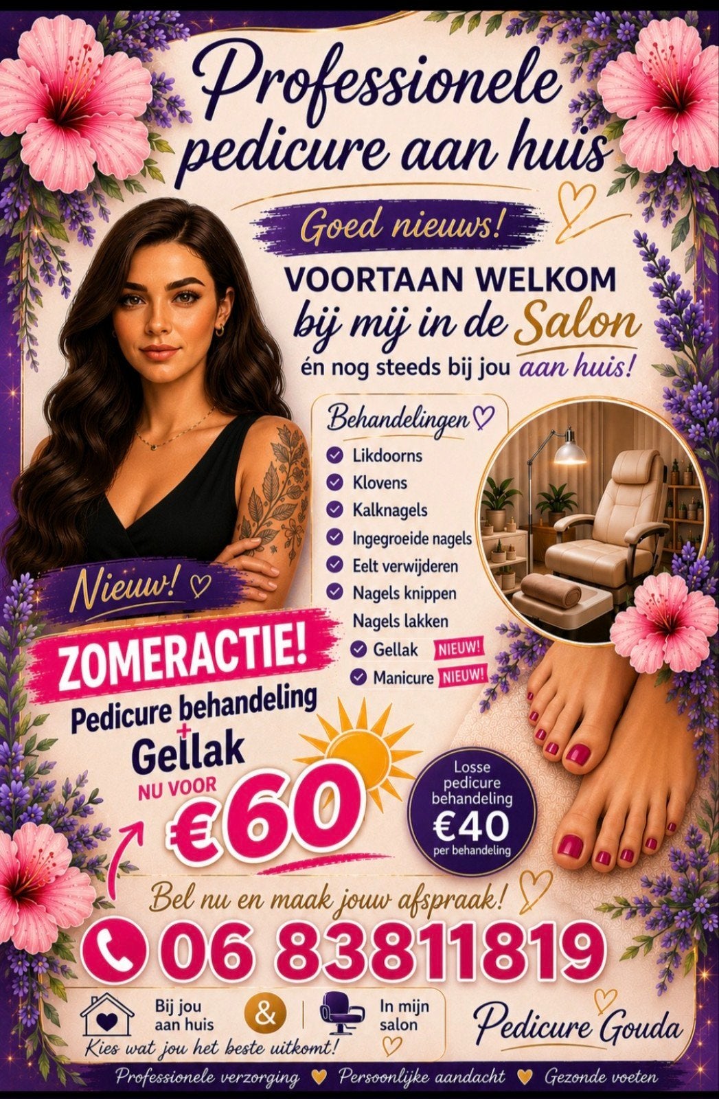 Pedicure, Ophalen of Verzenden